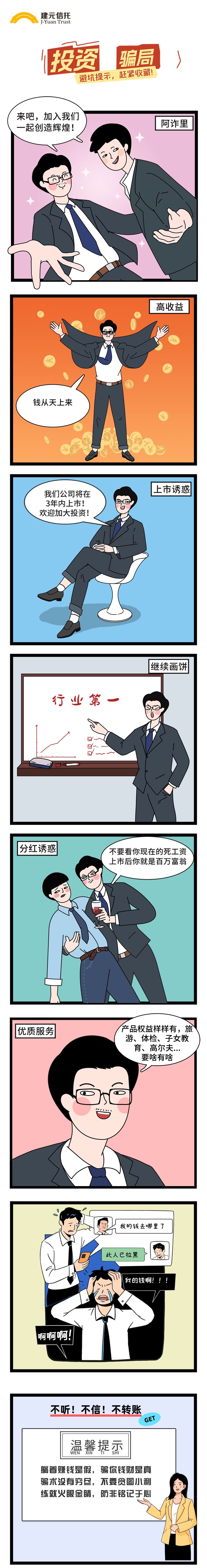 3?15金融消保教育宣传｜金融漫画：投资骗局，避坑提示，赶紧收藏